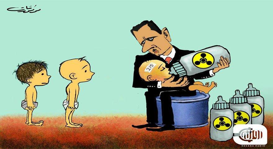 Rezim Teroris Assad Lancarkan 211 Serangan Senjata Kimia ke Oposisi Suriah Sejak Awal Konflik